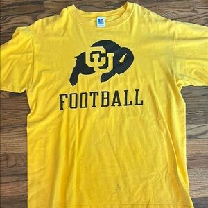 Russell Athletic Yellow Football Tee